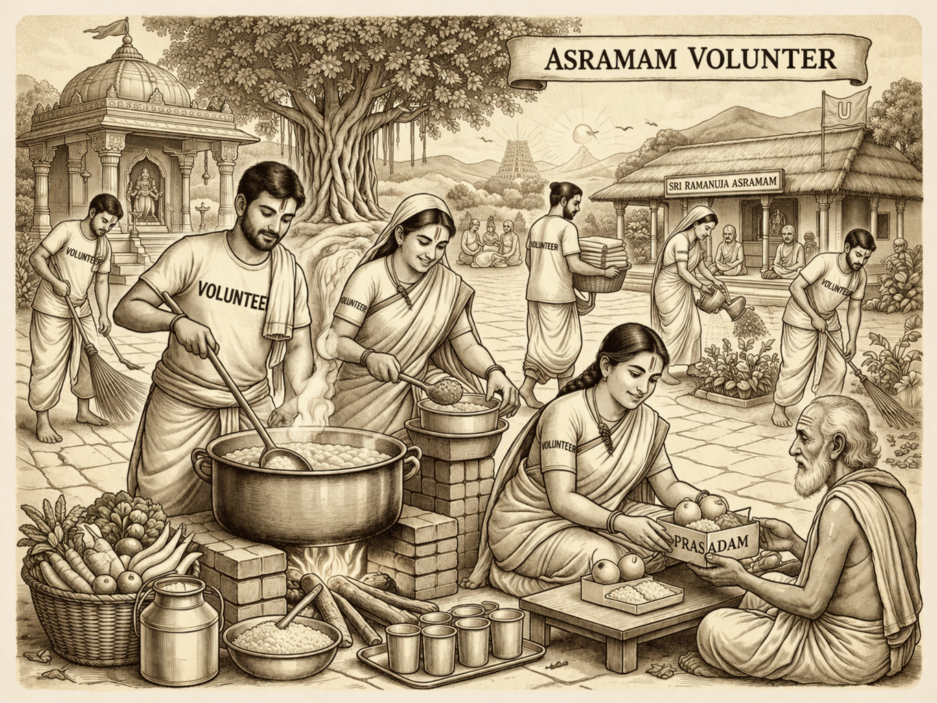 asramam volunteer